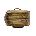 Campaign Leather & Waxed Canvas Wheeled Carry-On Duffle Bag