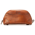 Heritage Leather Stateroom Toiletry Wash Bag