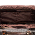 Theodore Leather Large Wheeled Duffle Bag