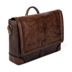 Theodore Leather Messenger Bag