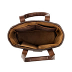 Theodore Leather Two Bottle Wine Tote Carrier