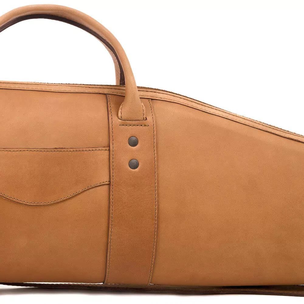White Wing Leather Hunting Rifle Case