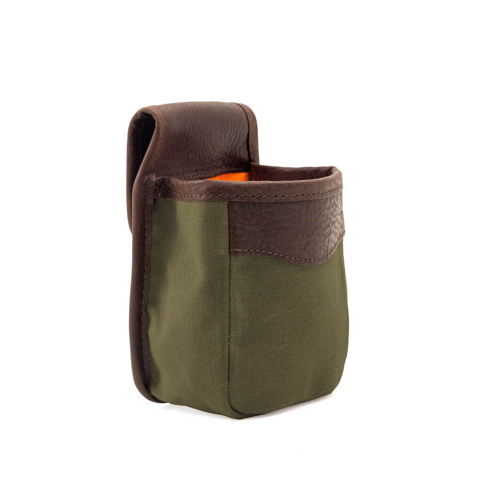 White Wing Leather & Waxed Canvas Hunting Single Belt Pouch