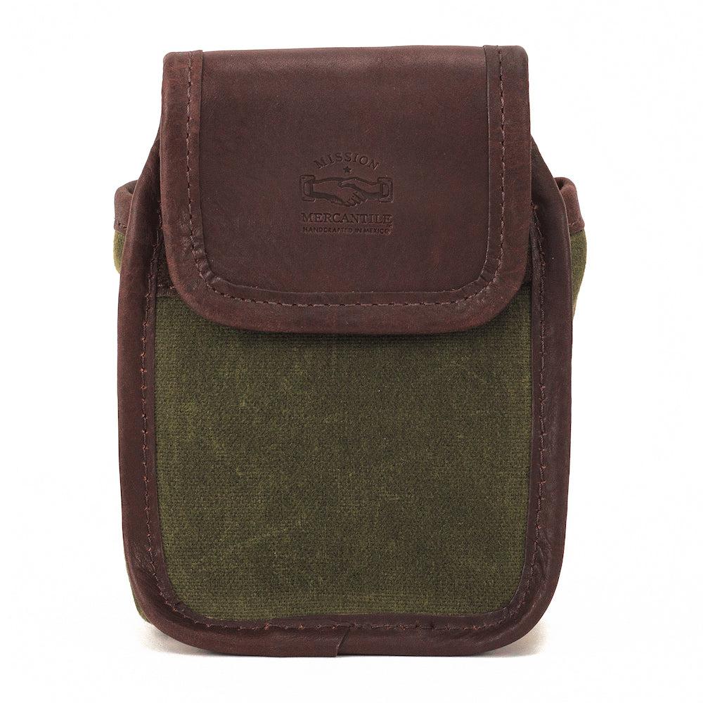 White Wing Leather & Waxed Canvas Hunting Single Belt Pouch
