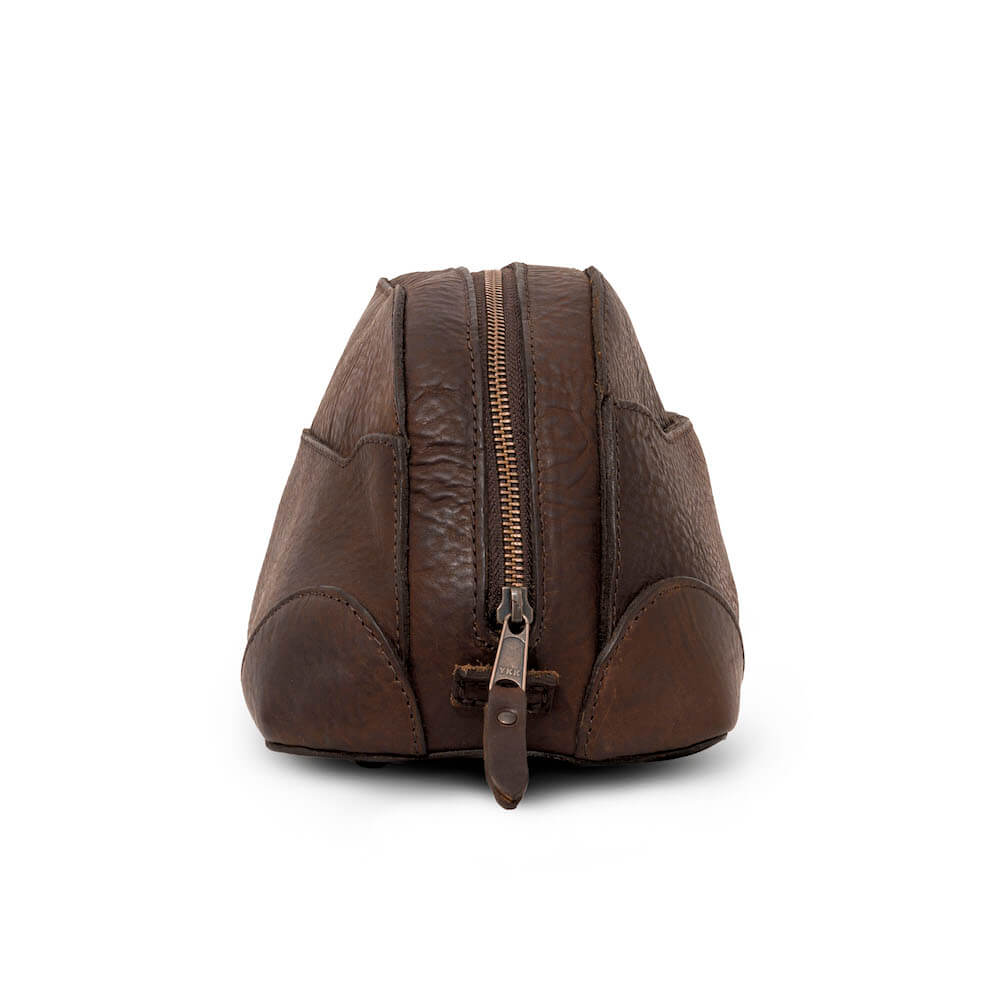 Heritage Leather Stateroom Toiletry Wash Bag
