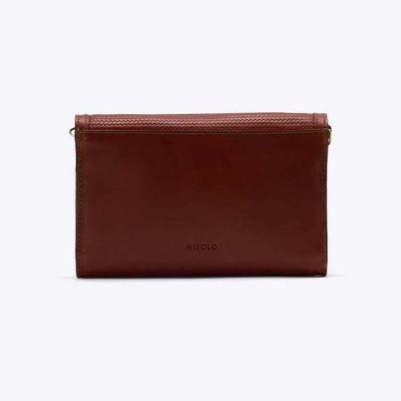 Nisolo Cleo Leather Convertible Crossbody Clutch