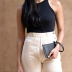 Nisolo Leather Go-To Wristlet Clutch