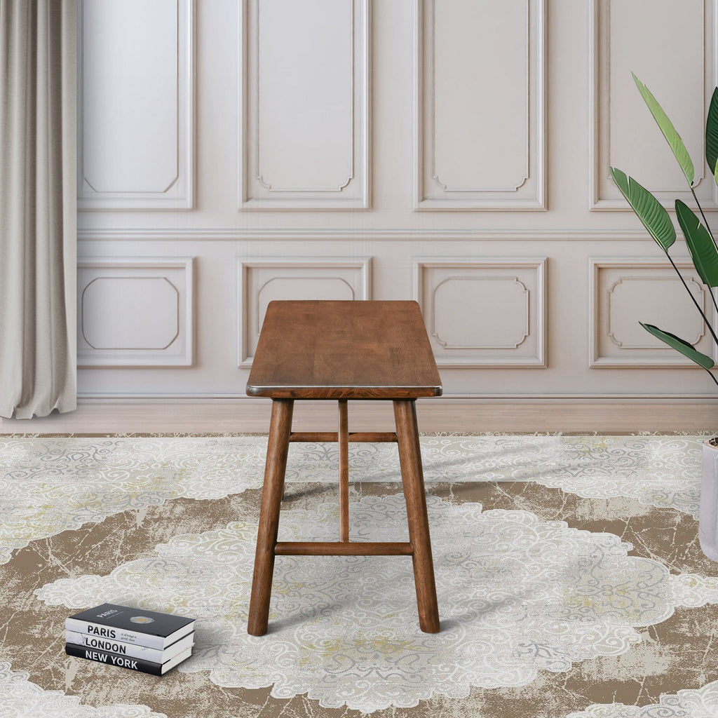 Molly Walnut Solid Wood Bench