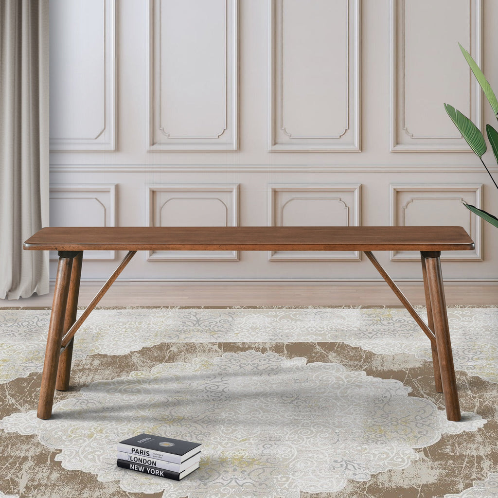 Molly Walnut Solid Wood Bench