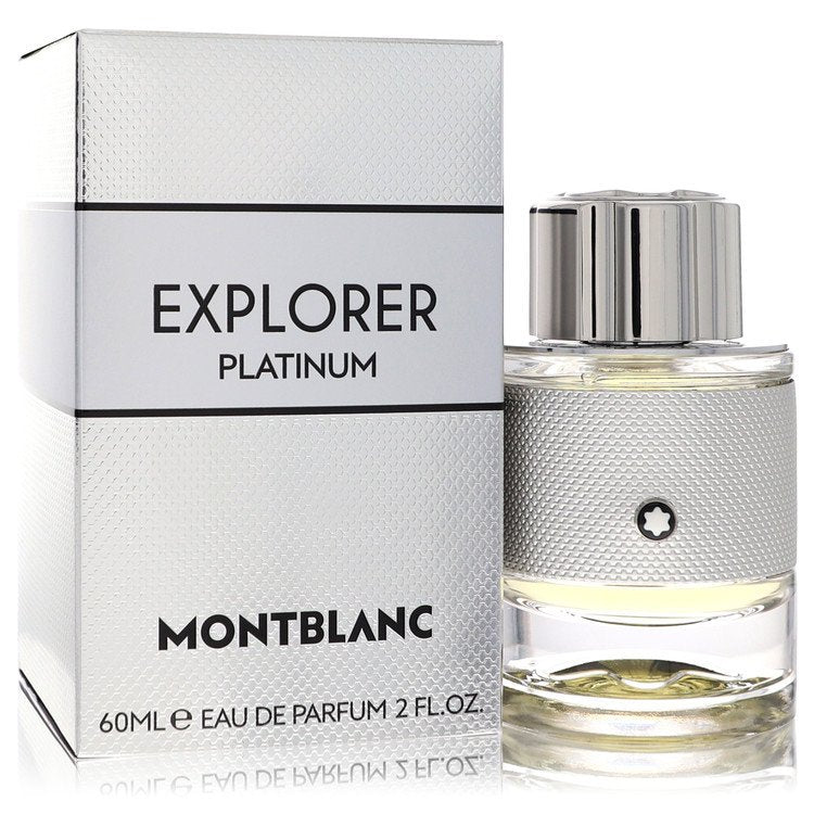 Montblanc Explorer Platinum by Mont Blanc Eau De Parfum Spray 2 Oz for Men