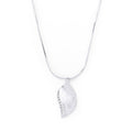 Crystal Leaf Necklace