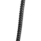 Men's Sterling Silver Black Onyx Tennis Necklace