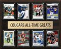 BYU Cougars Legends Plaque 8 Cards Eli Ty Detmer Steve Young Jim McMahon Puka Nacua