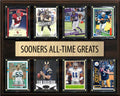 Oklahoma Sooners Legends Plaque 8 Cards Baker Mayfield Billy Sims Bosworth Adrian Peterson