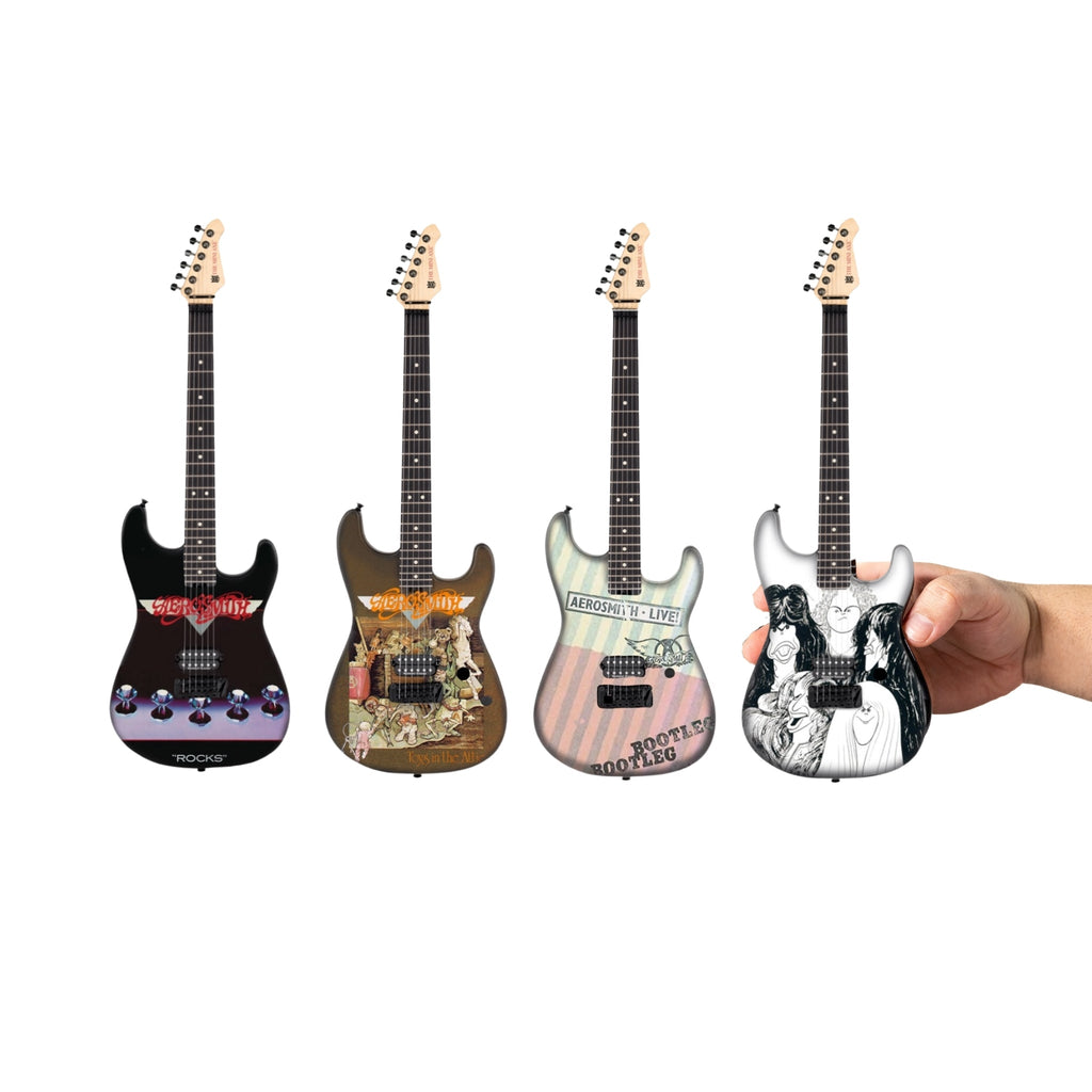 Aerosmith "The 70's Set" Collectible Miniature Guitar Collection