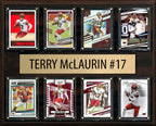 Terry McLaurin #17 8 Card Plaque Donruss Score Panini 2023 2024 Washington Commanders