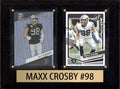 Maxx Crosby Score Donruss 2023 2024  2 Card 6" x 8" Plaque Las Vegas Raiders