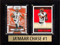Ja'Marr Chase Score Donruss 2023 2024 2 Card 6" x 8" Plaque Cincinnati Bengals