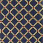 Vittorio Farina Men's Geometric Design Necktie & Pocket Square