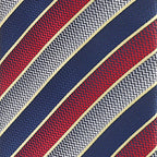 Vittorio Farina Men's Geometric Design Necktie & Pocket Square