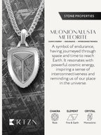 Meteorite Shield Pendant Necklace