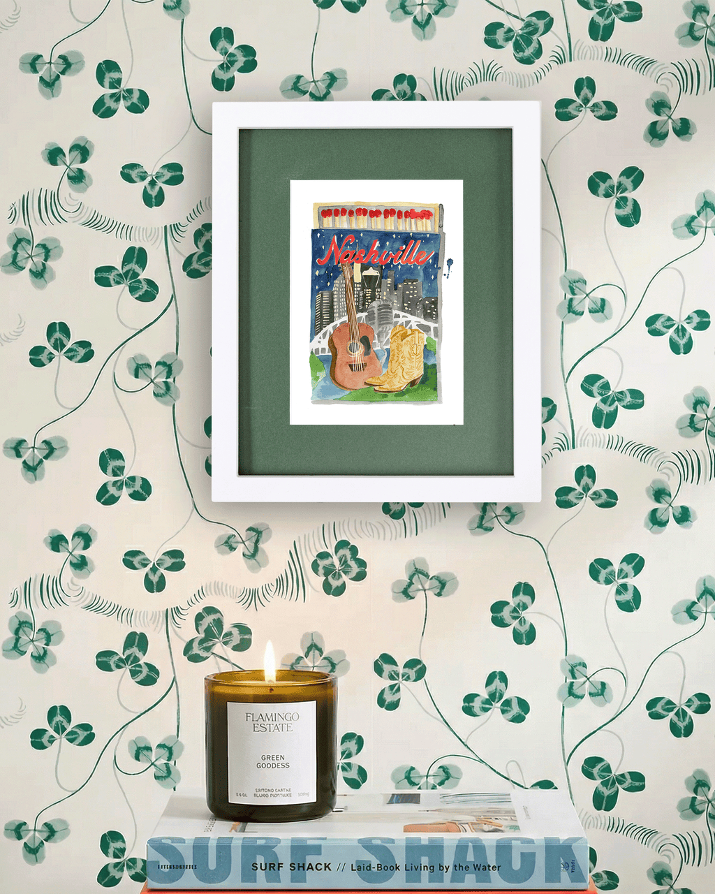 Nashville Matchbook Art Print