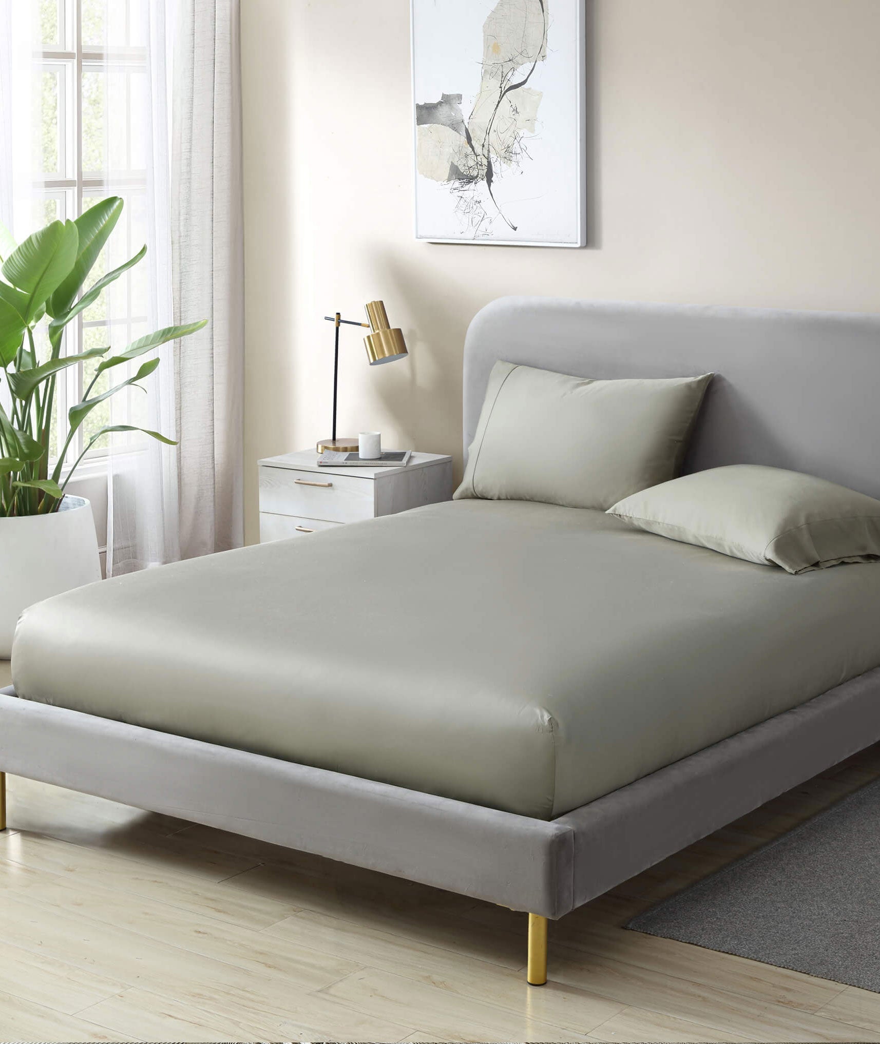 Premium Bamboo Viscose Fitted Sheet
