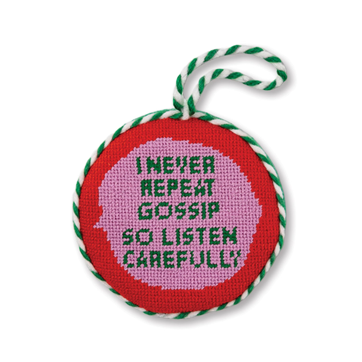 Needlepoint Ornament - Gossip