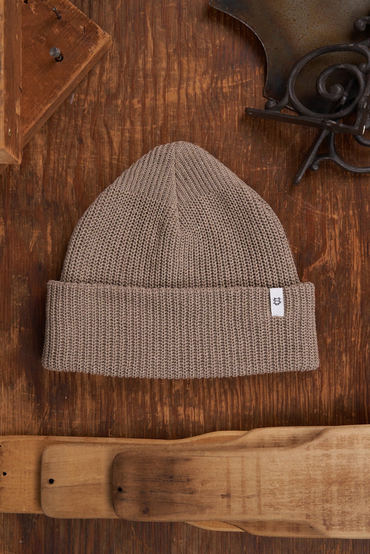 Fair Haven Beach Brown Upcycled Cotton Watchcap