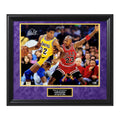 Magic Johnson Los Angeles Lakers Autographed 16x20 Photo Framed to 23x27 Beckett
