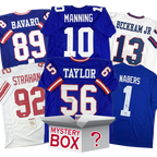 Autographed/Signed New York Football Jersey Mystery Box with PSA JSA or Beckett COA