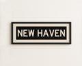 Framed New Haven Connecticut Bus Scroll