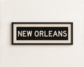 Framed New Orleans Louisiana Bus Scroll