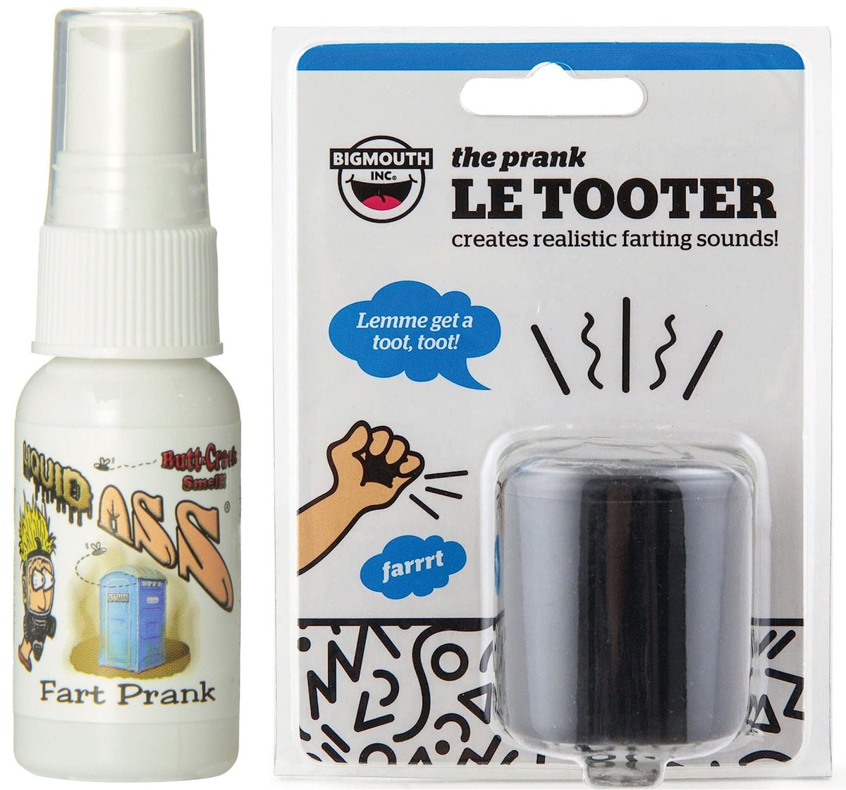 LE TOOTER Fart Pooter + LIQUID ASS Stink Prank Spray | Ultimate Prank Gag Gift 💨🤢