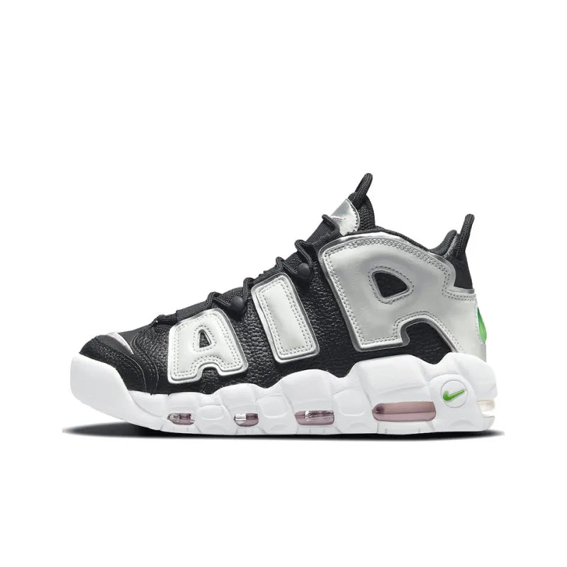 Nike Air More Uptempo Black White Green