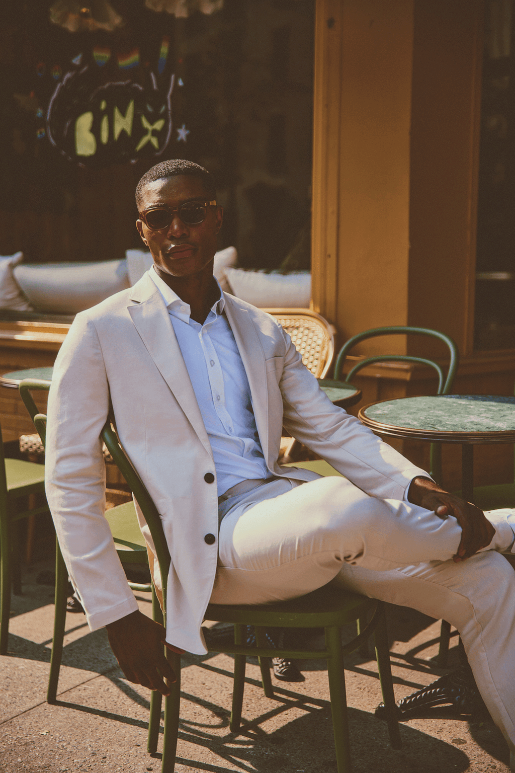 Performance Linen Pants // Bone