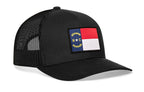 North Carolina Flag Trucker Hat  |  NC Snapback