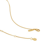 Pavé Cross Necklace - Gold