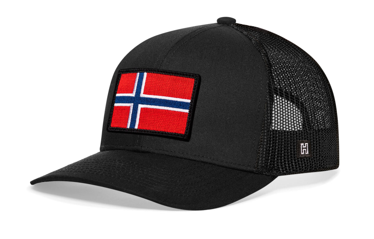 Norway Flag Trucker Hat  |  Norwegian Snapback