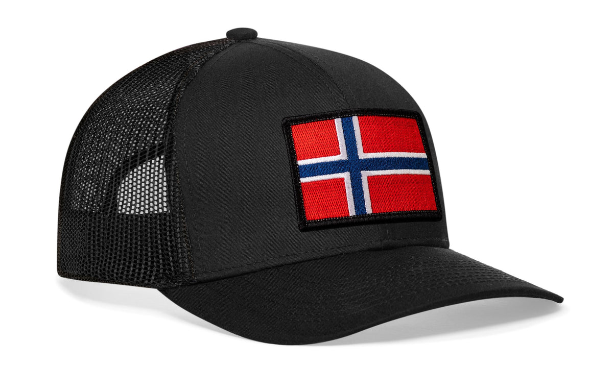 Norway Flag Trucker Hat  |  Norwegian Snapback