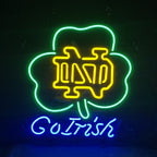 Notre Dame Go Irish Neon Signs Light