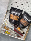 Nuts & Exotic Meats Gift Box – Wild Game Sausages & BBQ Nut Snacks