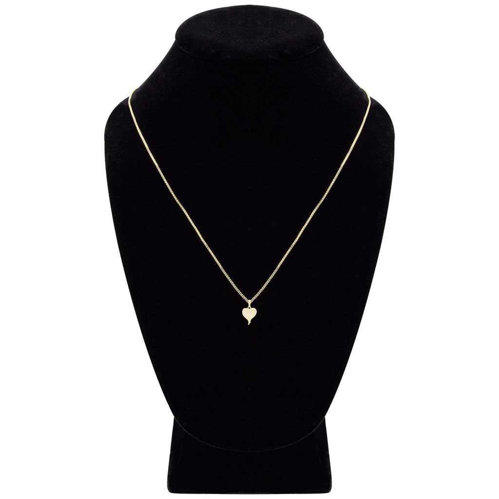 Cubic Zirconia 14K Gold Filled Heart Drip Pendant Necklace Set