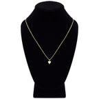 Cubic Zirconia 14K Gold Filled Heart Drip Pendant Necklace Set