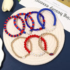 Game Day Football Bracelet Set – Stackable Beaded Jewelry Gift for Fans & Sports Lovers