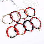 Game Day Football Bracelet Set – Stackable Beaded Jewelry Gift for Fans & Sports Lovers