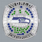 New 2025 Seahawks Championship Ring – Super Bowl 60 Fan Replica Ring