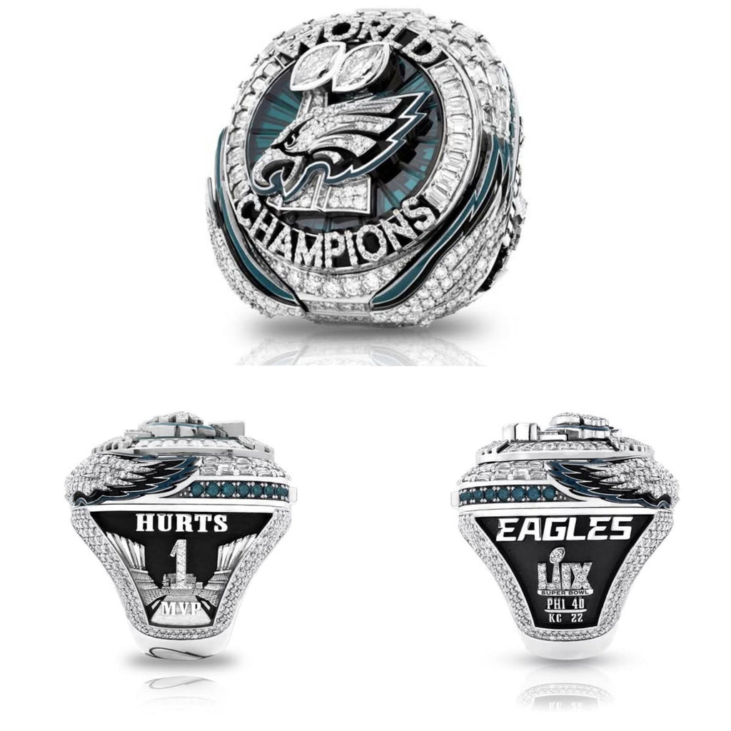 Personalized Philadelphia Eagles Super Bowl Ring - Customize with Your Name or Number - Ideal Gift for Sports Fans