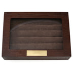 Espresso Cufflinks Collector's Case - 72 pairs