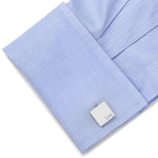 Typewriter Wedding Day Engravable Square Cufflinks